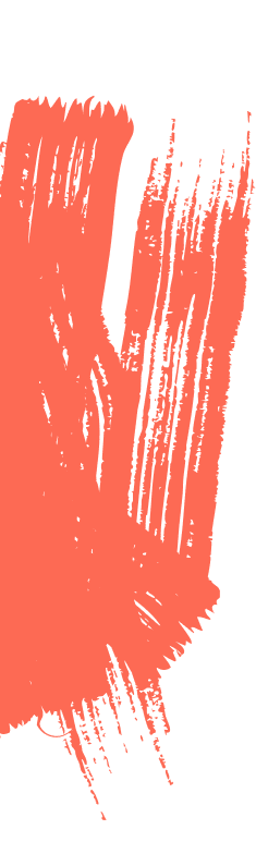 Rote abstrakte Pinselstriche vor schwarzem Hintergrund.